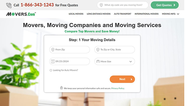 Movers website